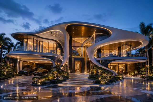 Arsitektur untuk Kabupaten Kutai Kartanegara. — pandangan arsitektur 3